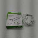 Belkin BoostCharge USB-C to USB-A Cable (1M/3.3ft) for iPhone 16, iPhone 16 Pro, iPhone 15, Samsung Galaxy S25, S24, Note20, Pixel 9, iPad Pro, Nintendo Switch 2, Carplay and More - White