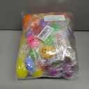 2 x 48Pcs Prefilled Easter Eggs with Animal Mochi Squishy Stress Relief , Kawaii Easter Basket Stuffers, Party Favors, Classroom Prizes (Multicolor 48Pcs)