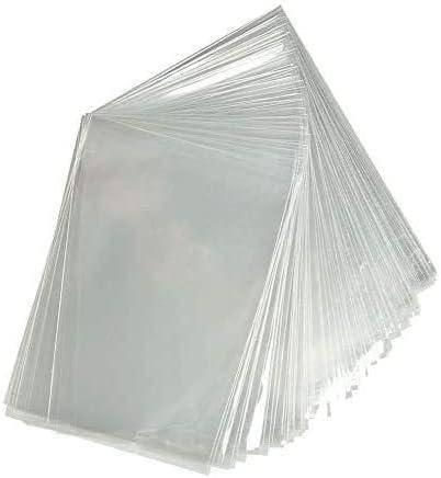 Clear Bags for Art Prints, Photos & Posters - 100-Pack UNFOLDED 1.6mils Acid-Free Self Seal Sleeves