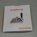 Pet Heating Pad for Cats Dogs Electric Heated Bed Waterproof Warming Mat Indoor Outdoor Chew Resistant Cord Adjustable 5 Timer and 6 Level Temperature for Pets Puppy Animals-17.7x17.7in (Small)