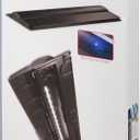 Aqueon LED Deluxe Fish Tank Aquarium Full Hood, Black, 30 Inch