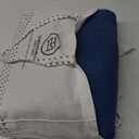 Threadmill Luxury Cotton Blankets for King Size Bed | All-Season Cozy 100% Cotton King Size Blanket | Herringbone Soft Fall Thermal Blanket fits Cal King Size Bed | Folkstone Blue