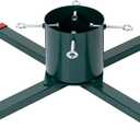 HarcoHome Christmas Tree Stand for Live Tree, Heavy-Duty Metal Christmas Tree Holder with Spike for 2-6ft Tall Fresh Tree, Christmas Tree Base Stand for Real Tree, Seasonal Decor (Green)