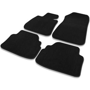 Spec-D Tuning Floor Matspet Front/Rear 4Pc Black Cotton Compatible with 2007-2013 BMW E92 3-Series