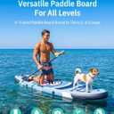 NipheanUltra-Light Inflatable Paddle Board with StabilTrac Fin and Durable SUP Accessories, 10' Stand Up Paddle Boards for Adults & Youth, Versatile Yoga Paddle Board, Gift Ideas