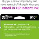 HP 910XL Black High-yield Ink Cartridge for HP Printers | Works with Printer Series: OfficeJet 8010, 8020; OfficeJet Pro 8020, 8030 | Eligible for Instant Ink | 3YL65AN