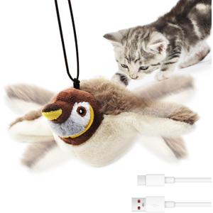 Interactive Chirping Bird Cat Toy(No Flying),2025 New Flying Interactive Flapping Chirping Bird Cat Toy for Indoor Adult Bored Cats