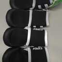 EXPAWLORER Waterproof Dog Shoes for Small Medium Large Dogs, Dog Shoes for Hot Pavement, Hiking Walking, Reflective Dog Booties for Outdoor Snow Rain Days, Anti-Slip Dog Boots & Paw Protectors (Black)