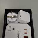 DOACE 2000W Voltage Converter US to Europe - 220V to 110V Converter for European Travel, Power Converter Adapter Combo with 2 PD/QC & UK/AU/US/IT/European Travel Plug Adapters for Hair Dryer Phone