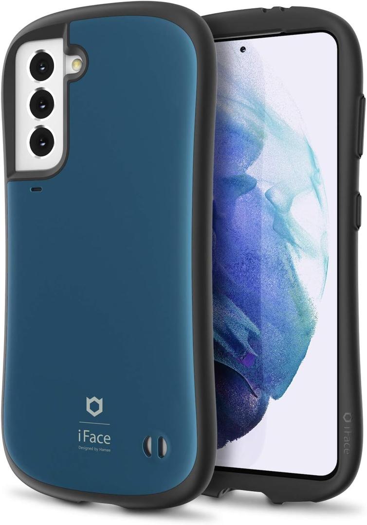 iFace First Class Case [ Compatible with Galaxy S21 ] Cute Shockproof Protective Dual Layer [Hard Shell + Bumper] Phone Cover for Girls, Women [Drop Tested] - Coral Blue