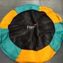 FitinOne 55" Toddler Mini Trampoline for Kids, Indoor Outdoor Toys with Swing, 440lbs Baby Kids Trampoline, Gymnastics Bar, Birthday Gifts for Boy Girl Age 1-8(Green)