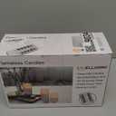 ANGELLOONG Blue Flameless Candles with Remote, Flickering Led Candles with Timer, Electric Pillar Candles for Bathroom Kitchen Room Home Decor, Sandblast Blue