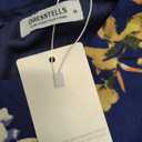 DRESSTELLS Coctail Dresses for Women 2026 Floral Formal Spring Summer Wedding Guest Easter Garden Party Fit Flare Midi Evening Dress Print Navy Flower, Small