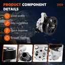 Power Steering Pump 21-5419 Fits for 2006-2007 Accord 2.4L for 2005-2011 CR-V for 2006-2011 Element for 2002-2006 Acura RSX for 2006-2008 TSX
