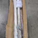 Otoolling 8 ft Adjustable Volleyball Poles Outdoor Badminton and Volleyball Post Iron Round Sport Telescopic Posts Replacement for Badminton Net, Ground Sleeves Included (Posts Only)