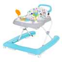 Smart Steps Trend Plus 2-in-1 Activity Walker with Deluxe Removable Toys, Walk-Behind Bar, Adjustable Height and Flat Fold Frame for Storage, Ages 6 Months +, Orbits White