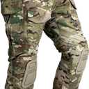 G3 Pants Tactical Camo Clothing with Knee Pads BDU Trousers Rip-Stop Pants for Outdoor(camo camo,36W x 33L)