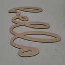 Leisure Arts Large Unfinished Wood Word, Hello