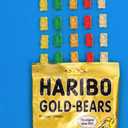 HARIBO Gummi Candy, Original Goldbears, 10 oz. Stand Up Bag (Pack of 8) Best By 09/2027
