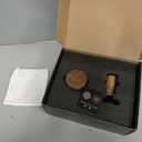 IKAPE 53MM Espresso Tamper Kit 5 IN 1, Wooden Coffee Tamper Set, Coffee Tamper, Distributor, Coffee Base, Puck Screen, Cleaning Towel - Essential for Baristas, Crafted from Durable Walnut Wood (Brown)