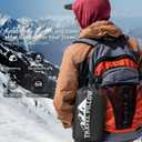 Travel Pillow Memory Foam Pillows, Camping Pillow-Compressible Medium Firm, Breathable Cover, Ideal Backpacking Hiking, Bed Pillows, Airplane and Car (Green, L) (L-23.6*15.7in)