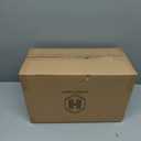 Rattan Decorative Box with Lid, Rectangular Woven with Glass for Display, Set of 2 Wicker for Decor