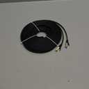 BUSOHE Cat 8 Ethernet Cable 60 FT, 40Gbps 2000MHz Cat8 High Speed Flat Internet Network Patch Cord, SFTP Shielded LAN Wire with Gold Plated RJ45 Connector, with Clips, Outdoor Indoor- 60FT Black