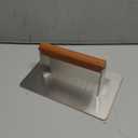 Stainless Steel Bacon Press - 3.2 LB Heavy Cooking Weight, Ideal for Flat Top Grill - Griddle Accessories for Searing Smash Burger, Steak, Sandwich - 9.25 x 5.7 Inches, Flat Bottom, Rectangle