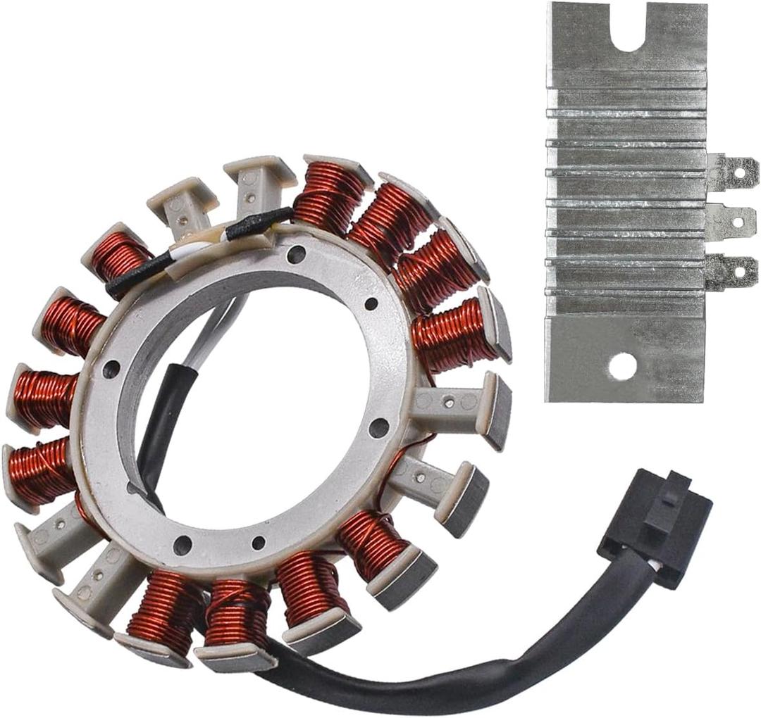 59031-7009 Charging Coil for Kawasaki FH381V FH451V FH541V FH680V FH580V FH721V 59031-7001 59031-7014 with Voltage Regulator Rectifier