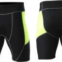 lifruious 2mm Neoprene Shorts Men Wetsuit Pants for Surfing Diving canoing Kayaking Jet ski Water Sports (X-Large)