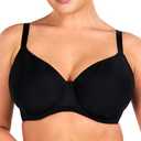 HSIA Minimizer Bras for Women Air Mesh T-Shirt Full Coverage Underwire Bra | Ultra-Thin Sandwich Cup, Lightly Lined, Breathable in Summer, Supportive, Plus Size, Disappear under Clothes, Back Smoothing,38C