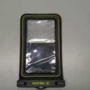 Pelican 2 Pack Marine - IP68 Waterproof Phone Pouch (XL Size) Floating Waterproof Phone Case - Beach Cruise Ship Travel Essentials - Works with All Phones - Detachable Lanyard - Black/Hi-Vis Yellow