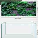 Breling 48 x 18 Inch 4 Pcs Reptile Tank Background,Habitat Scenes, Style3