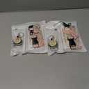 2 x Letter H Lanyards for ID Badges,Floral Badge Holder with Lanyard Badge Reel Retractable Keychain ID Name Tag Work Badge Clip for Teacher Women Work Office