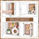 Cinnvoice 11x14 Inch Shadow Box Depth 4.7in Shadow Boxes Display Cases with Cork Board Backing Rustic Burnt Wood Box for Flowers Bouquet Wedding Picture Photo and Keepsake (White)