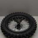 80/100-12inch Rear Tire Disc Brake Wheel Rim With 12mm Bearing Set for Pit Pro Dirt Bike