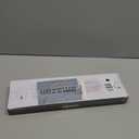 Wireless Keyboard and Mouse Combo - Full Size Slim Thin Wireless Keyboard Mouse with Numeric Keypad 2.4G Stable Connection Adjustable DPI (White & Silver)