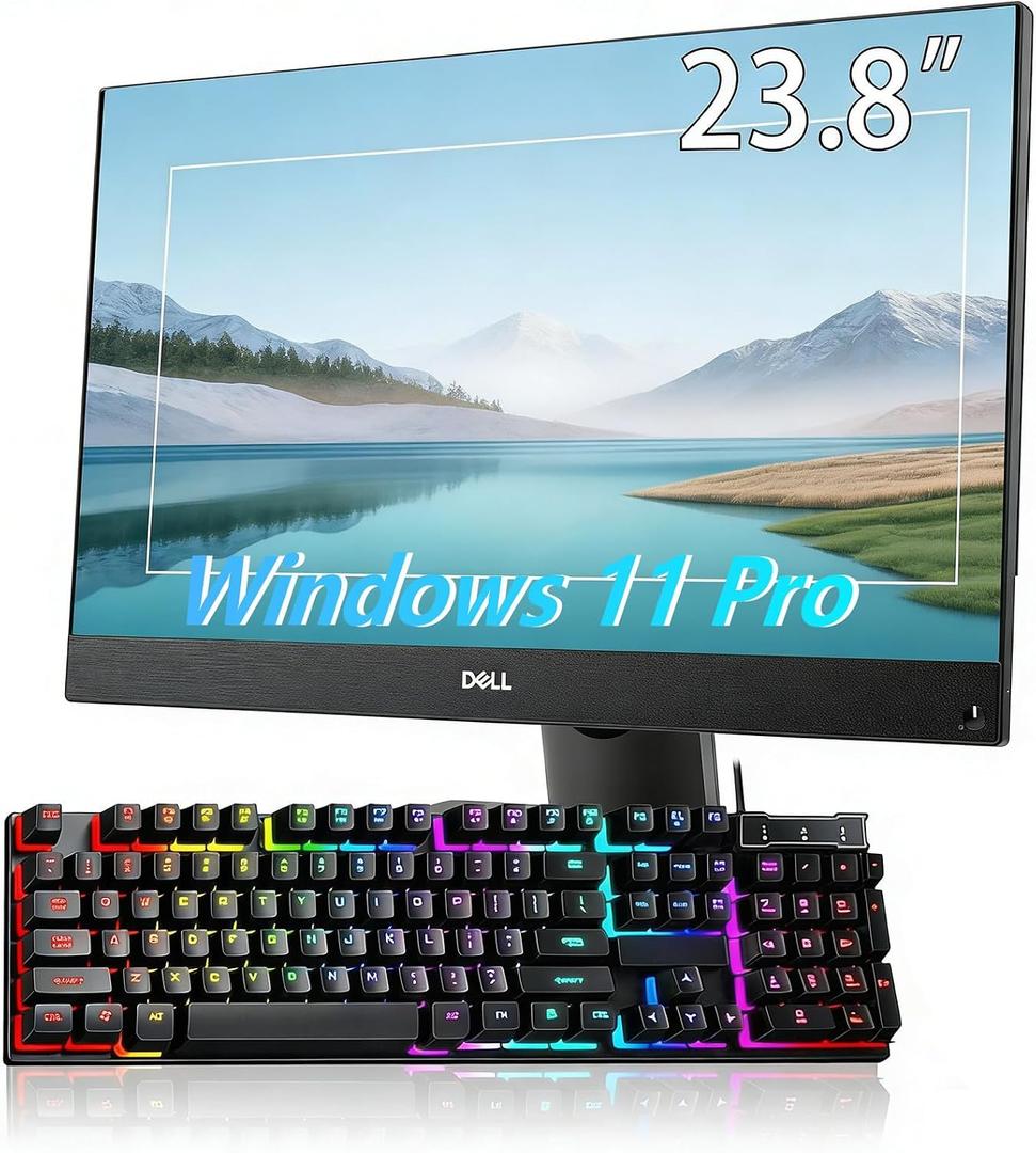 Dell Optiplex 7460 All-in-One PC Core i7-8700 8GB RAM 256GB SSD