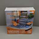 12 Pack Vacuum Storage Bags (3 Jumbo, 3 Large, 3 Medium, 3 Small),Plastic Packaging Bags,Space Saver Sealer Compression Bags with Travel Hand Pump for Blankets, Comforters, Pillows, Clothes Storage