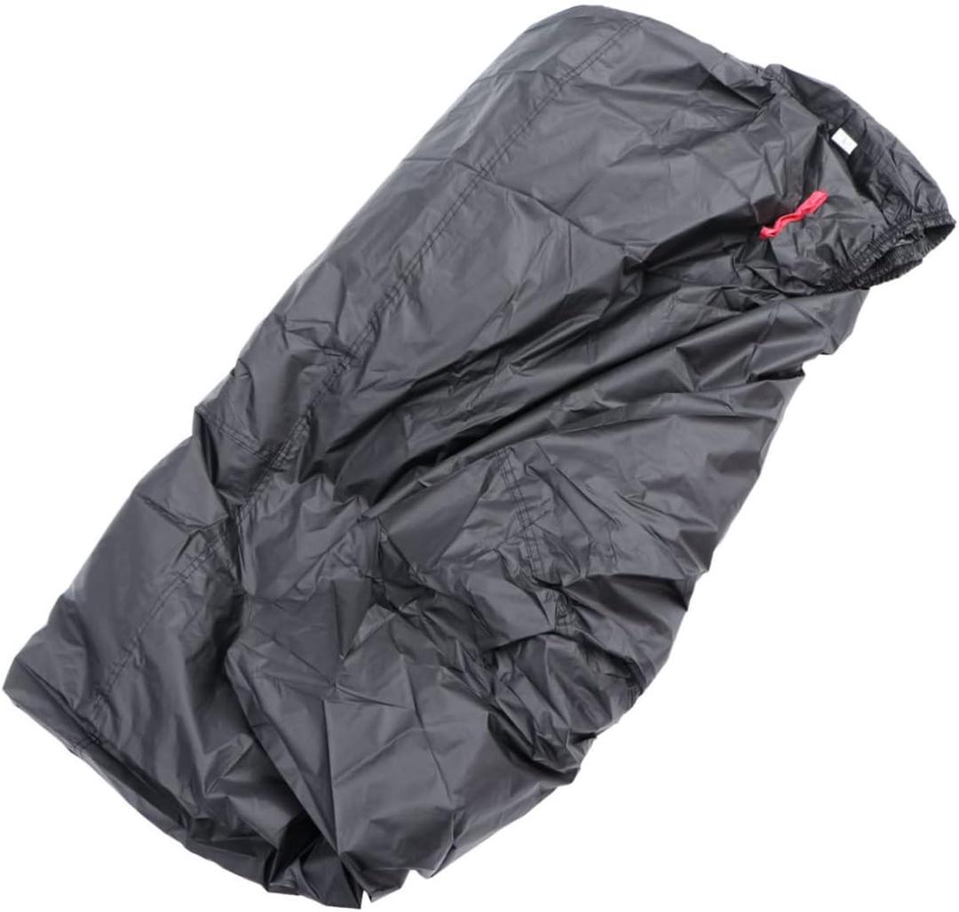 Universal Motorcycle Cover 190T Waterproof Protective Cloth Fits Most Bikes and Scooters with Windproof Clasp for Outdoor Use
