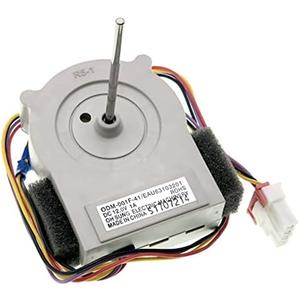 EAU63103201 ODM-001F-41 Refrigerator Evaporator Fan Motor Fit for Kenmore, Kenmore Elite and LG Refrigerator, DC 12.0V 1A Shaft Length:60mm 