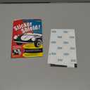 STICKER SHIELD - Windshield Sticker Applicator for Easy Application, Removal and Re-Application from Car to Car - 4 inch x 6 inch Sheets (Pack of 2 Sheets)