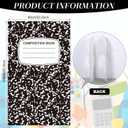 Smoothnovelty Composition Notebook Photo Booth, Back to School Decorations, 39.37 x 23.62 inches