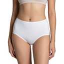 Fruit of the Loom Women's Breathable Underwear, Moisture Wicking Keeps You Cool & Comfortable,  (Size 6, Cooling Stripes - Brief - 6 Pack)