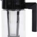 Generic 1PCS Cold Brew Coffee Maker,Coffee Pots Fruit Drink Iced Coffee Brewer Silicone Handle Big Capacity Filter Coffee Kettle Iced Tea Pitcher(900ml), AM0XEB0JYYKUS