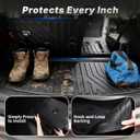 OEDRO Floor Mats Set Fits for Chevy Tahoe/GMC Yukon(Not Fit Yukon XL)/Cadillac Escalade 2021-2026 w/ 7-Seat, All Weather Trunk Mat with Backrest Mats fits Chevy Tahoe Yukon Car Liner Accessories
