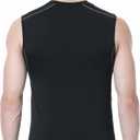 TopTie Men's Sleeveless Compression Shirt, Sports Base Layer Tank Top, Athletic Workout Shirt