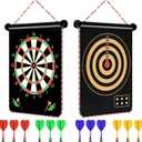 Magnetic Dart Board Games for Kids with 12 Darts Outdoor Toys for Boys Age 8-13 Cool Stuff Gifts Ideas for Teenage Boy Girls Age 8-16 Game Room Decor
