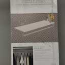 ClosetMaid Modular Shelf & Hang, Wood Organizer Adjustable Closet, Add On Storage Accessory, White, Shelf and Hang Rod Kit