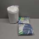 Pack of 2 Outdoor Waterproof Pillow Covers ONLY, Square Decorative Double Printed Pillow Cases for Patio Couch Porch Chairs (18 x 18 in,Islamorada Blue Green)